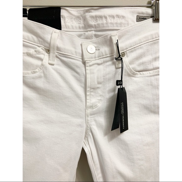 New COH Avedon Skinny Ankle Jeans White | Size 23 - Picture 8 of 11